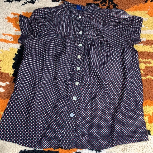 AMERICAN EAGLE OUTFITTERS, polka dot blouse!! - Picture 6 of 10